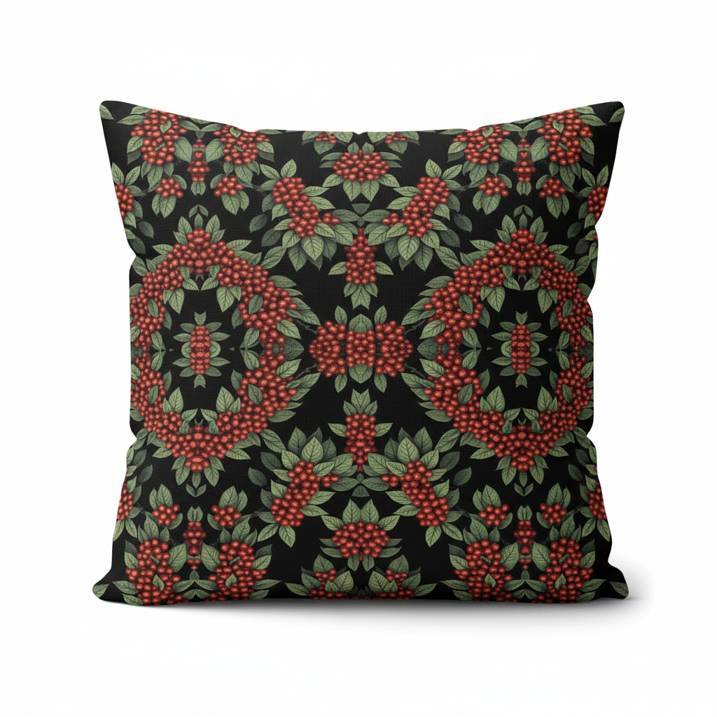 Dark Night Pillow - Cafetal Mágico Premium 18x18 with Insert | Yolotti