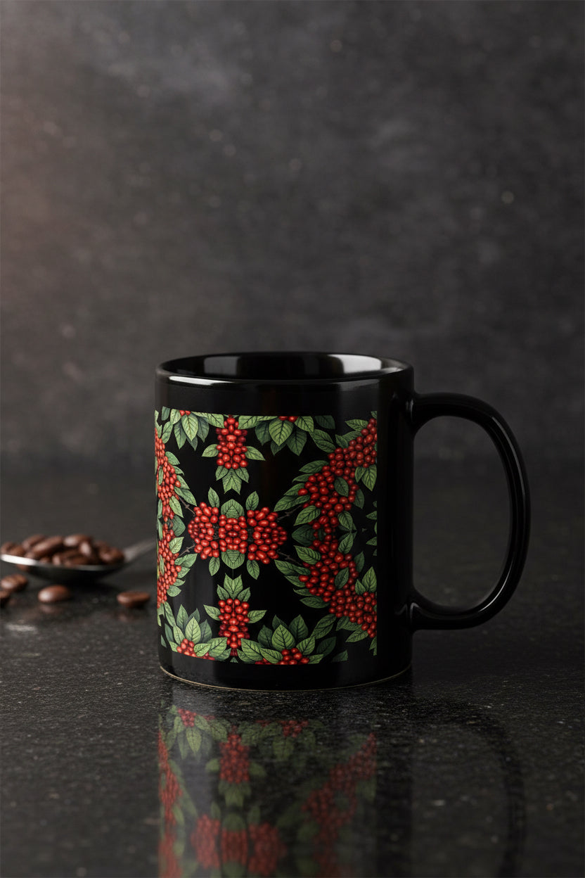 Dark Night Coffee Mug - Cafetal Mágico 11oz Ceramic | Yolotti